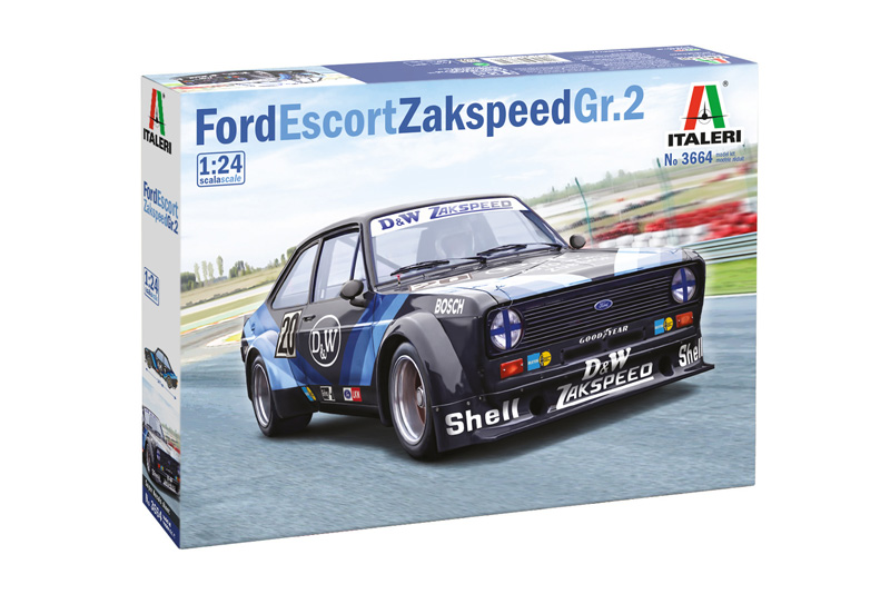 3664ИТ Автомобиль гоночный Zakspeed Gr.2 (10013160/011122/3526709, ИТАЛИЯ) Italeri