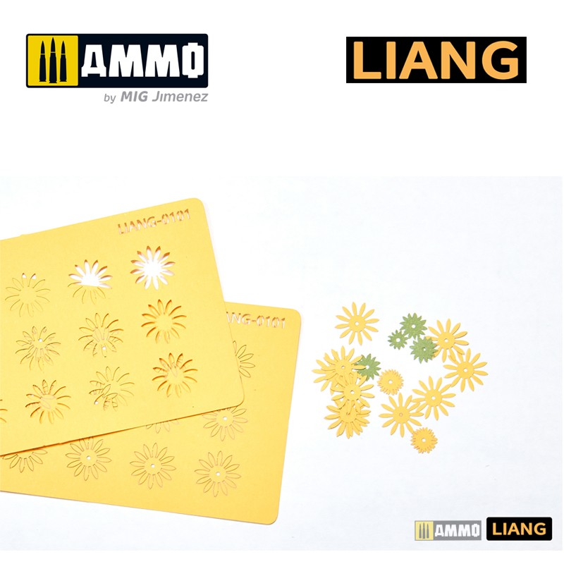 LIANG-0101 Набор декораций Paper Sunflowers for Dioramas