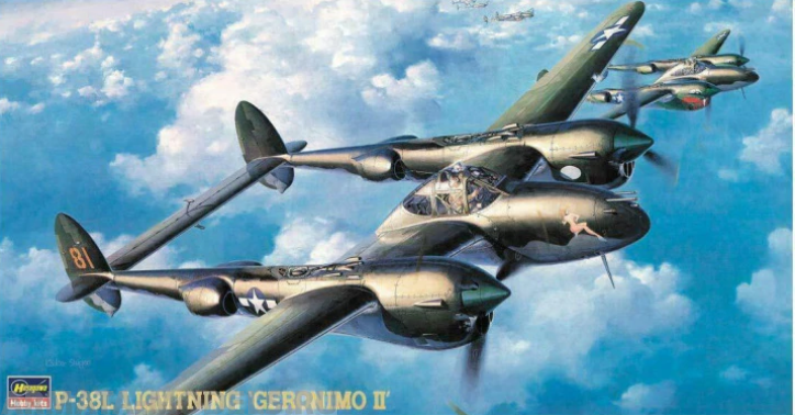 09102 Самолет P-38L Lightning Grronimo II (HASEGAWA) 1/48 Hasegawa