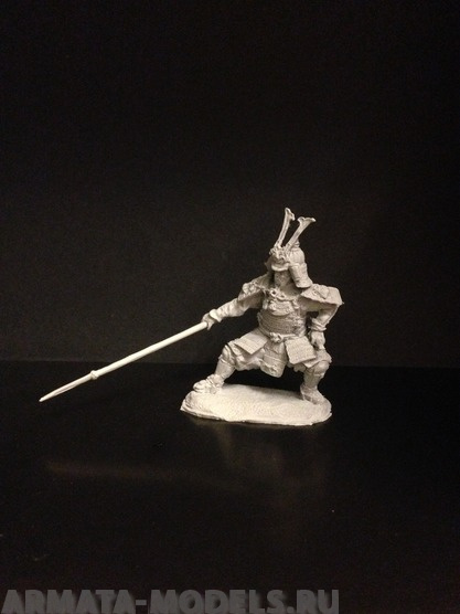 560ТБ Пеший самурай с копьем Три Богатыря