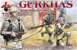 RB72034 Фигуры Ghurkas 1900 (Boxer Rebellion)  Red Box