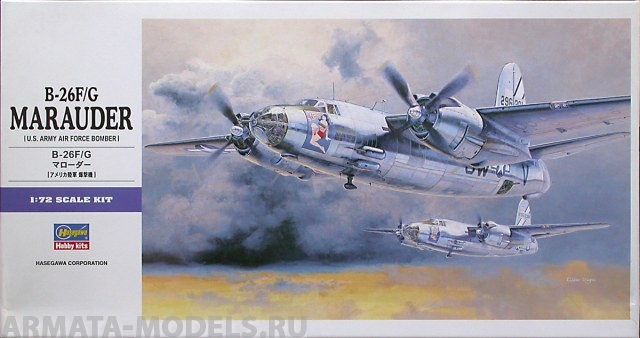 00557 Самолет B-26F/G Marauder E27 Hasegawa