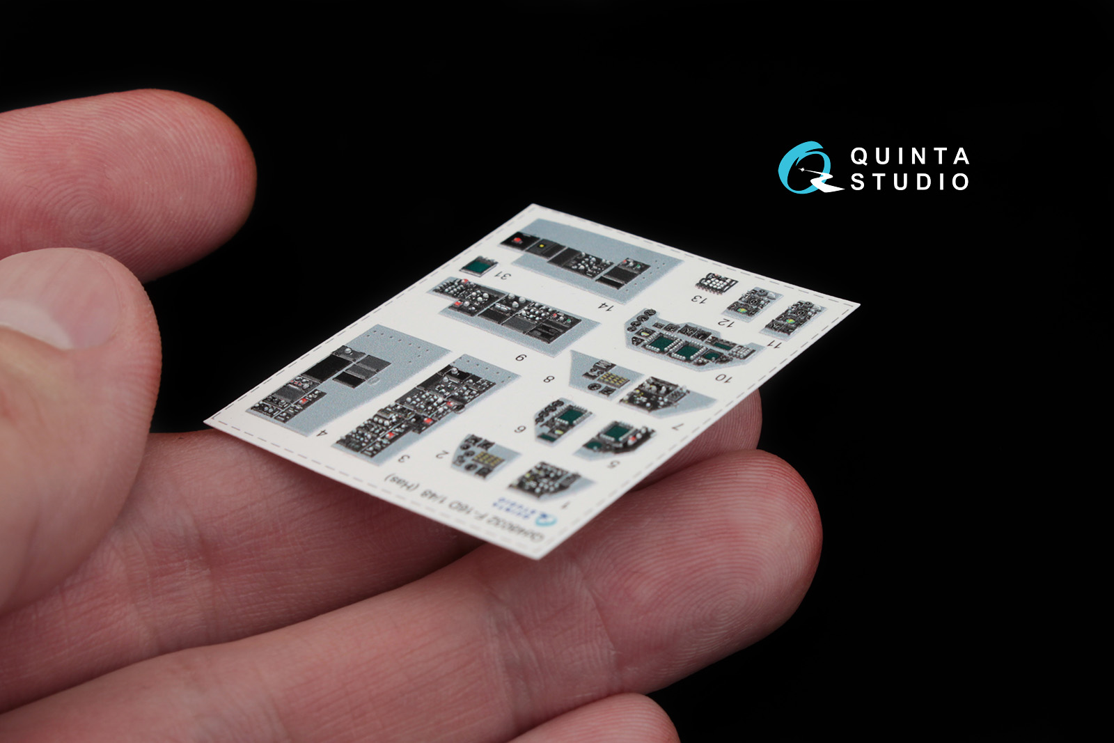 QD48032 1:48 3D Декаль интерьера кабины  F-16D (для модели Hasegawa)