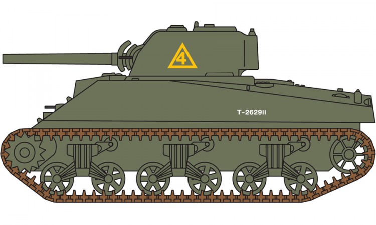 A01303  Танк SHERMAN M4 MK1 Airfix