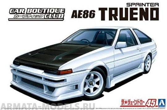 05863 Toyota Trueno AE86 Car Boutique Club Aoshima