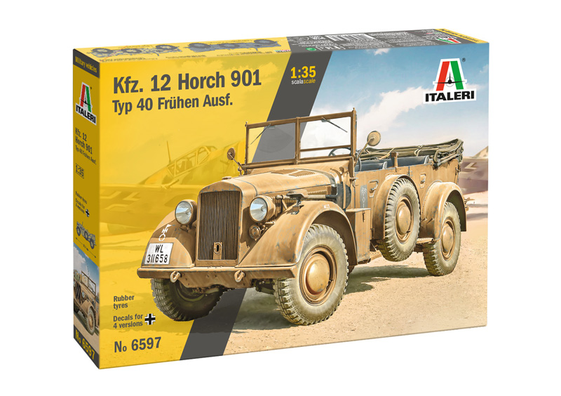6597ИТ KFZ. 12 HORCH 901 TYP 40 FRUHE AUSF Italeri