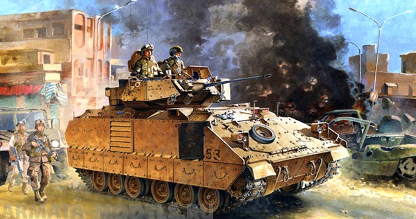 13205 БМП M2A2 Брэдли Ирак 2003г. Academy