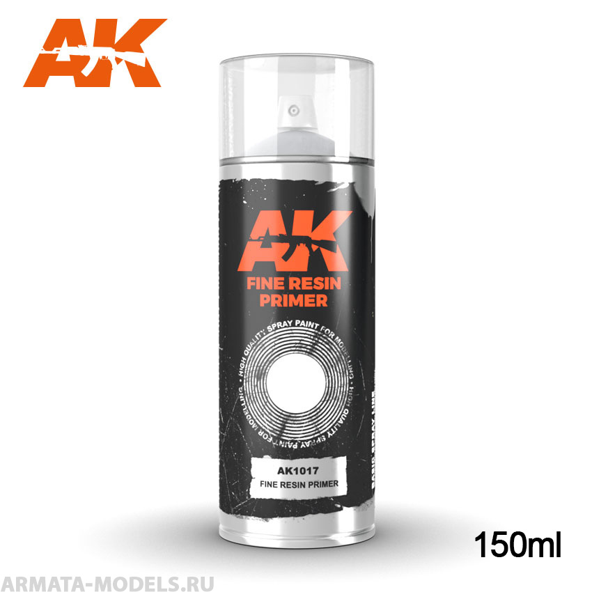 AK1017 Грунтовка Fine Resin Primer - Spray 150ml