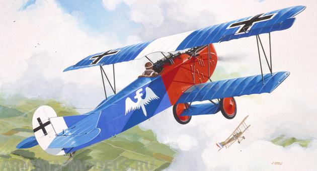 04194RE Скоростной истребитель Fokker D VII Revell