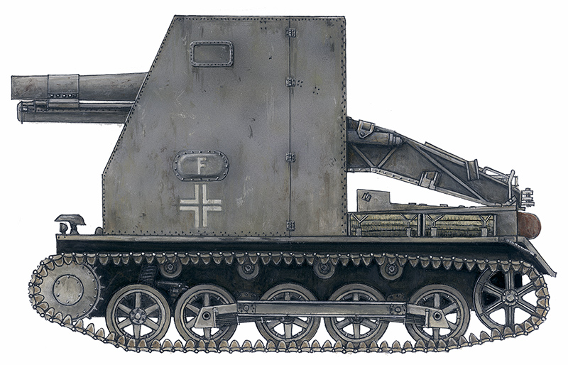 35005 Немецкая 150-мм самоходная гаубица ARK model