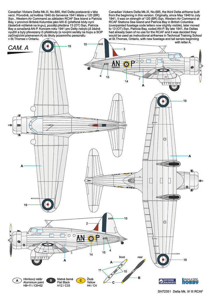 SH72351 Delta Mk.II/III RCAF Special Hobby