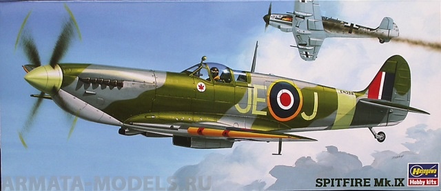 51342 Самолет Spitfire Mk.Ix Hasegawa