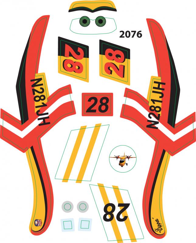 2076 Самолеты Planes-2 Мисс Плюшка Диппер Звезда