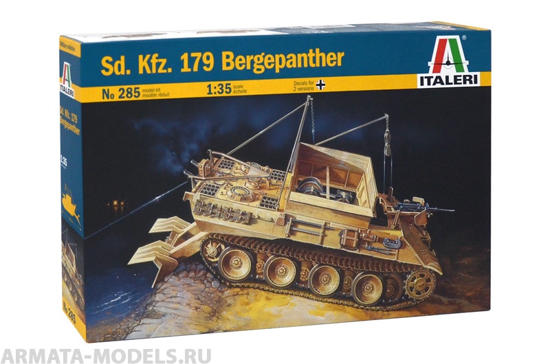 285ИТ САМОХОДКА Sd.Kfz.179 BERGHEPANTHER Italeri