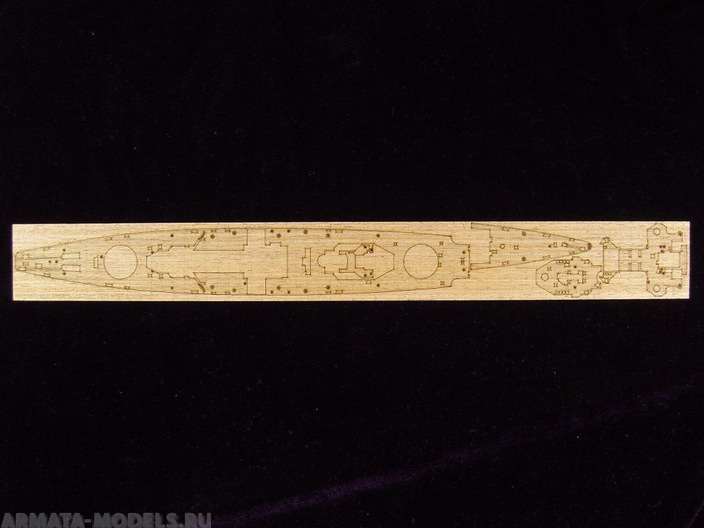 AW20032 Деревянная палуба для DKM Admiral Graf Spee 1939