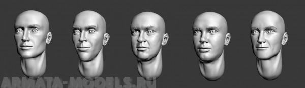 ARM356001 Головы (без волос), №1 ARMOR35