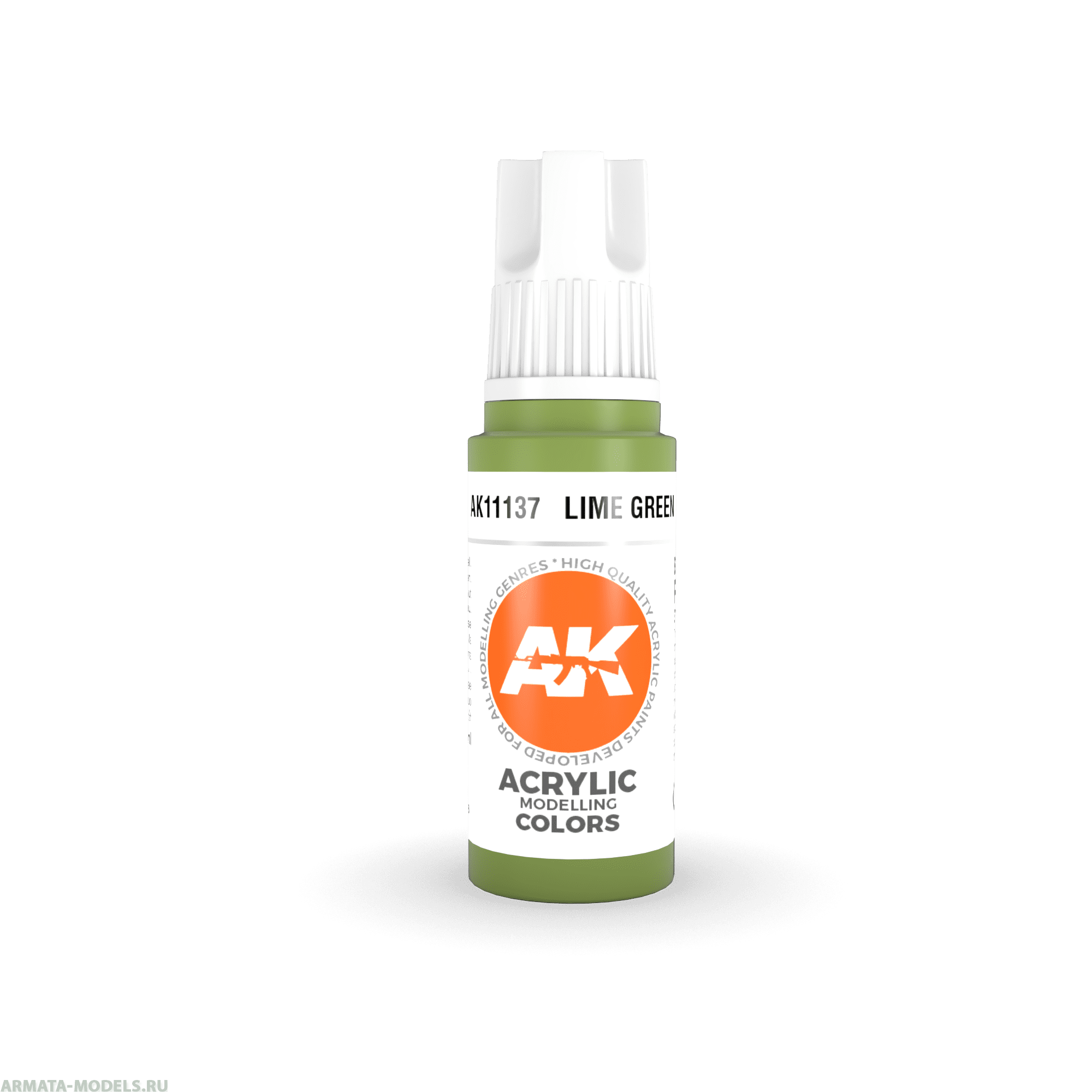 AK11137 Краска акриловая Lime Green 17ml