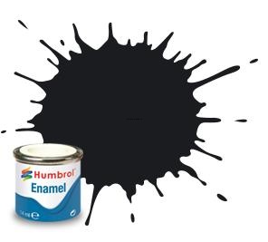 AQ0232 Краская эмалевая  No 21 Black   Gloss 50ml