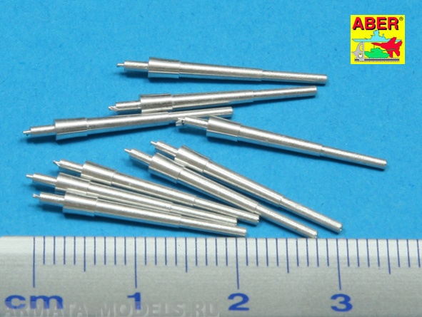 ABR-1:350-L-19  Дополнения для  Set of 9 pcs 203 mm barrels for USN ships : New Orleans, Minneapolis type для  1/350