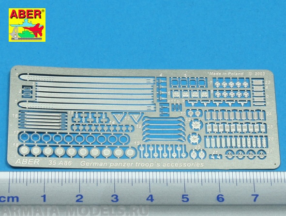 ABR-35-A86  Дополнения для  German panzer troop’s accessories  для  1/35