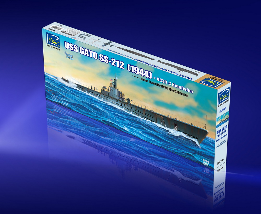 RS20002 Подводная лодка USS Gato SS-212 (1944) Riich Models