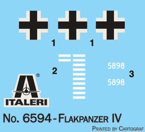 6594ИТ FLAKPANZER IV OSTWIND (10013160/250423/3188147, ИТАЛИЯ ) Italeri