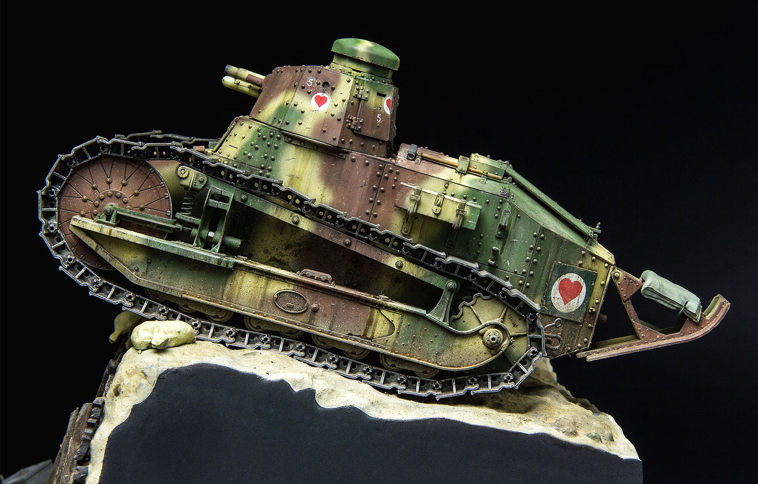 TS-011 FRENCH FT-17 LIGHT TANK (RIVETED TURRET) Meng