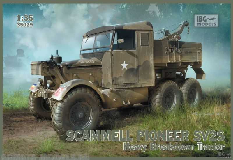 IBG35029 Грузовик Scammell Pioneer SV2S Heavy Breakdown Tractor IBG models