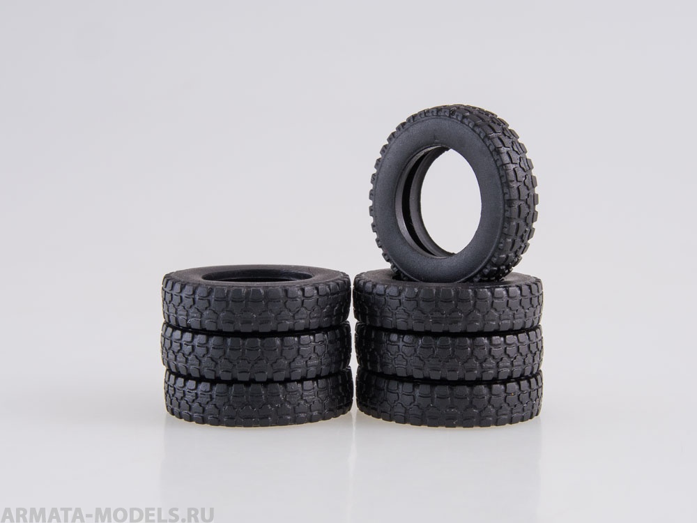 AVD343000807 Покрышки на ГАЗ-53А/3307/ПАЗ-3205 (К-84 8.25R20), (комплект: 7 шт.) AVD Models