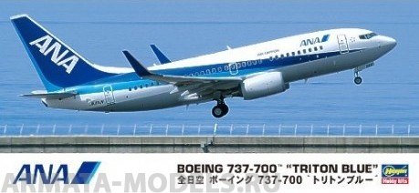 10669 Самолет ANA B737-700 Hasegawa