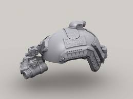 LF3D013 OPS-CORE FAST BALLISTIC MARITIME HELMET W/GPNVG-18 (1/35 SCALE)