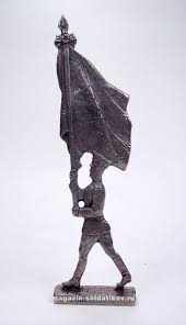 Н-17-011 Знаменосец Президентского полка. На параде Солдатики "Ура"