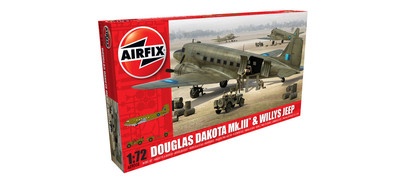 A09008 Самолет Douglas Dakota MkIII With Willys Jeep