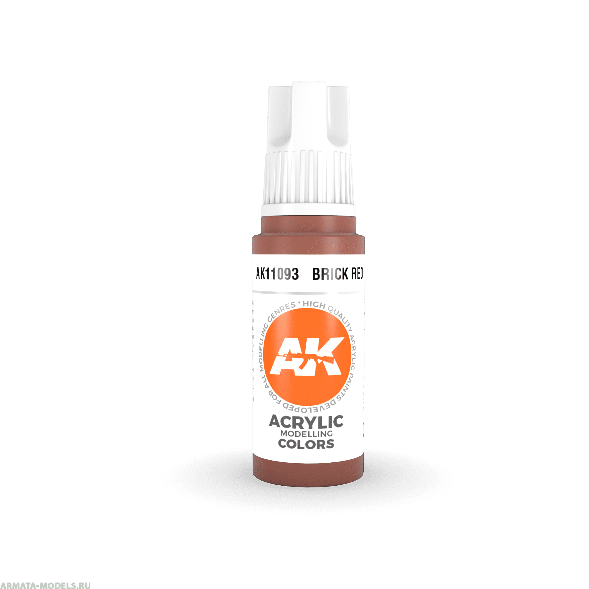 AK11093 Краска акриловая Brick Red 17ml
