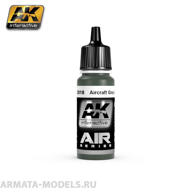 AK-2018 Краска акриловая AIRCRAFT GREY GREEN