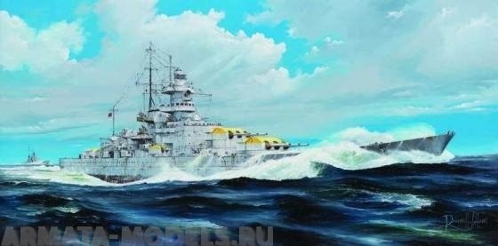 03714P Немецкий линкор Гнейзенау Trumpeter