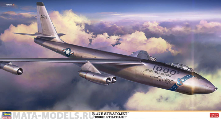 02350 Самолет B-47E Stratojet 1000th Stratojet (HASEGAWA)  1/72 Hasegawa