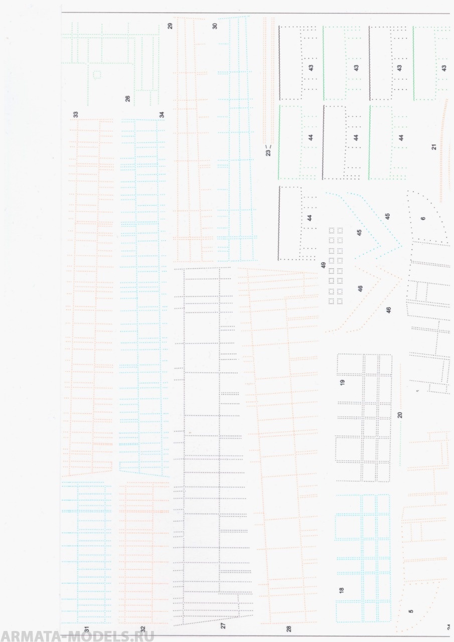 AM48-56А  Объемная  деколь универсальная техническая заклепка для масштабов 1/48 и 1/56  вариант А