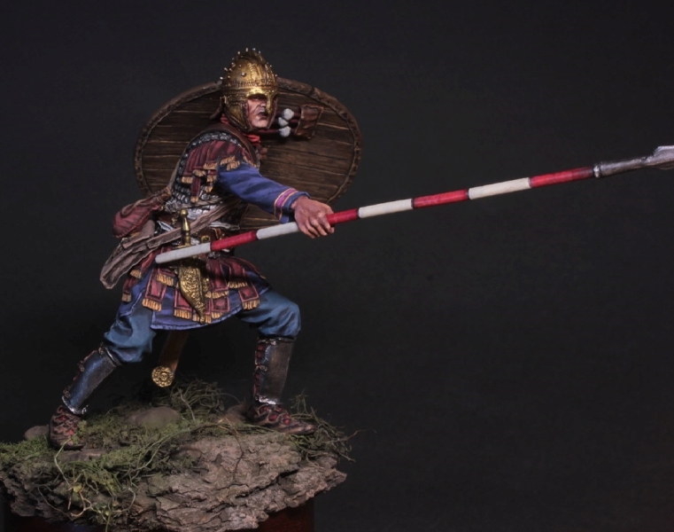 75-019TIN Late Roman infantry TinBerlin