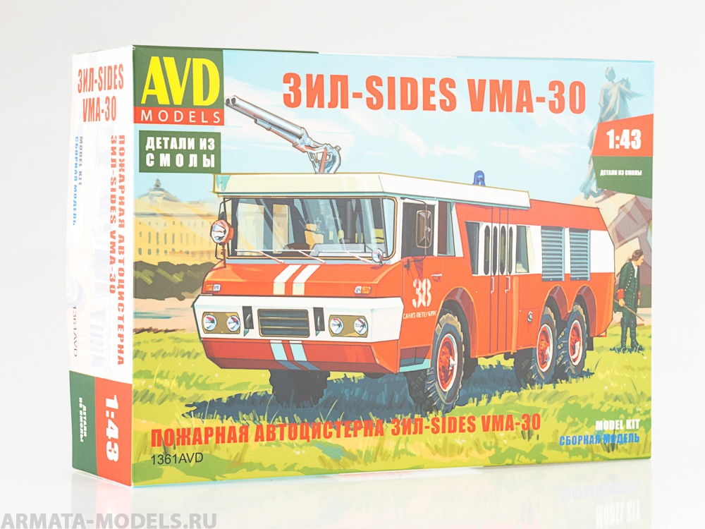 1361AVD Сборная модель  ЗИЛ-SIDES VMA-30 AVD Models