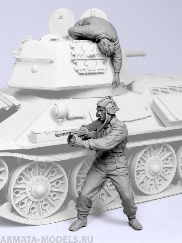 T35114 Экипаж подбитого советского танка II (T-34/76) (2) Tank