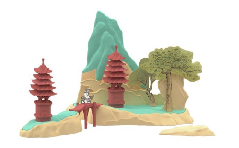 SL-003 Titanic Chinese Landscape Suyata