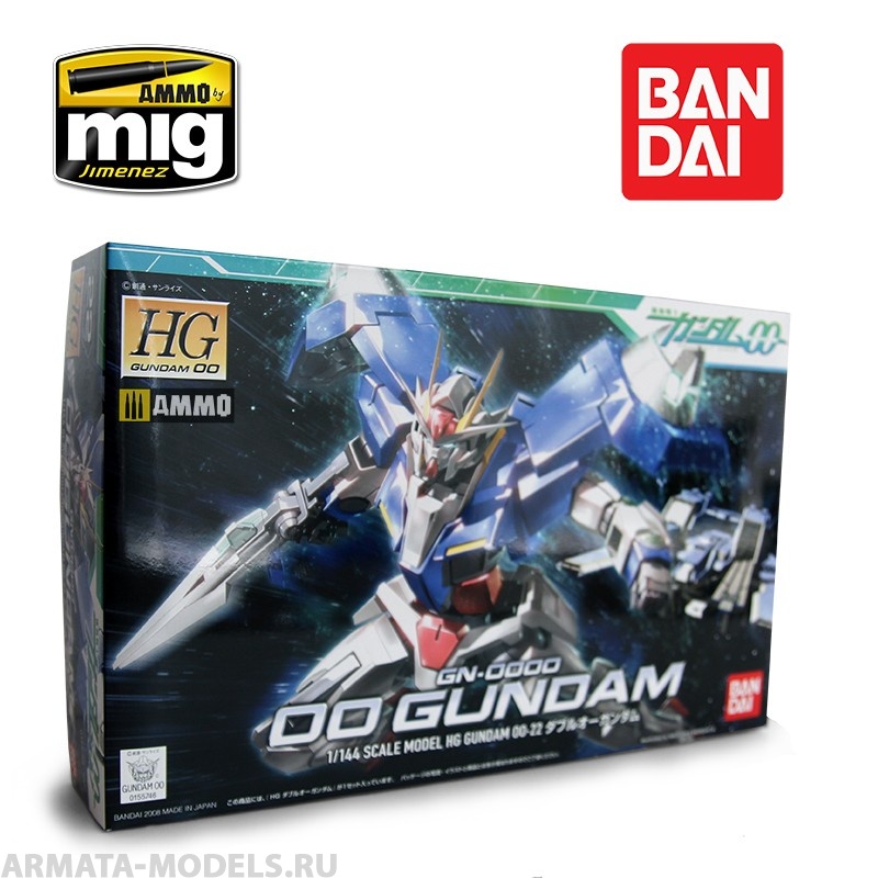 GUN0155746  BANDAI Сборная модель мобильного доспеха GUNDAM  HG 1/144 OO GUNDAM Bandai