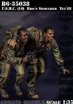 B6-35038 USMC(10) Bro`s Shoulder Tet`68