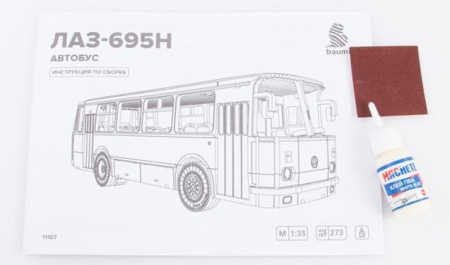 11107BAUMI Сборная модель ЛАЗ-695Н автобус Baumi