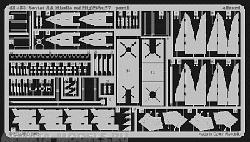 48435ED Soviet AA Missile set MiG-29/Su-27 1/48
