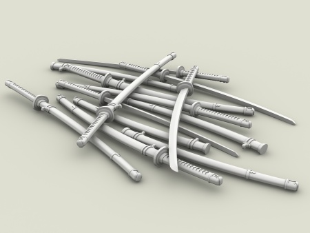 3113SOGA Трофейные японские мечи син-гунто. SOGA Miniatures