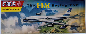 349 Сборная модель самолета Boeing 707 BOAC