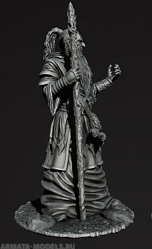 CHM-75009.  Миры Фэнтези: Волшебник. (2 варианта голов). 75 мм. Материал -смола.