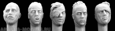 HH23 5 bandaged heads Hornet
